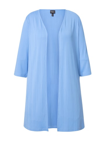 Ulla Popken Shirtjacke in hellblau