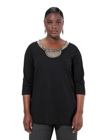 Ulla Popken Shirt in schwarz