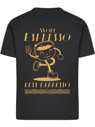 Merchcode Shirt "Ladies Espresso Tee" in Schwarz