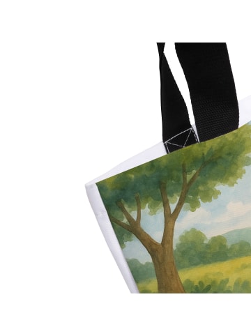 Mr. & Mrs. Panda Stoffbeutel Pinguin Luftballon Design ohne Spruch in Weiß