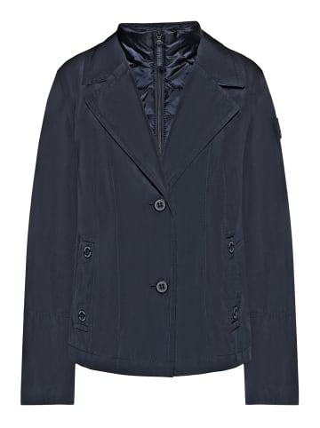AMBER & JUNE Übergangsjacke mit abnehmbarem Westenteil in Dunkelblau
