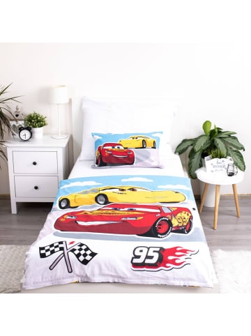Disney Disney Cars Design Kuschelige Bettwäsche Baumwolle, 135x100 in Mehrfarbig