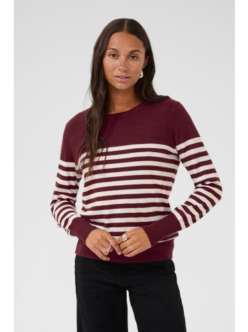 Kaffe Strickpullover KAlizza Regular fit in Windsor/Turtledove Half Stripe