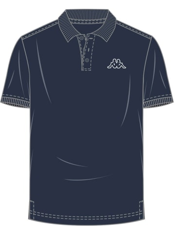 Kappa Polo "Poloshirt in großen Größen" in Blau