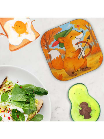 Mr. & Mrs. Panda Untersetzer für Gläser Schütze Astrologie Desig... in Weiß