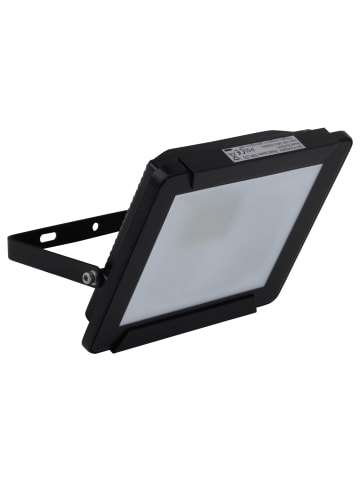 näve LED-Außenleuchte 30W "Strahler" in schwarz - EEK G - (L)18,5cm x (H)22cm