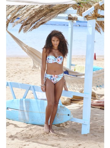 LASCANA Bikini-Hose in hellblau-bedruckt