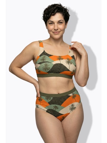Ulla Popken Soft-BH in dunkel khaki