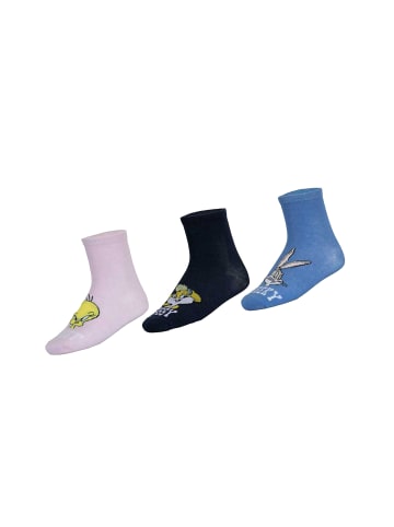Looney Tunes  Damen Socken 6er Pack Baumwolle Cartoon in Mehrfarbig