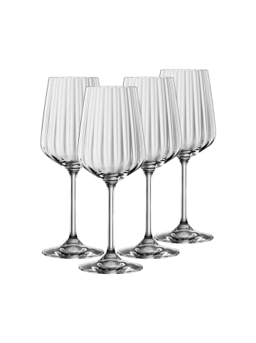 Spiegelau 4er Set Weißweingläser Lifestyle 440 ml transparent in transparent