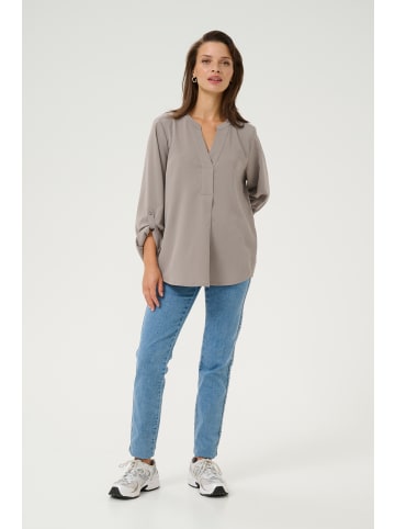 Kaffe Kurzarm-Bluse KAmia Regular fit in Steeple Gray