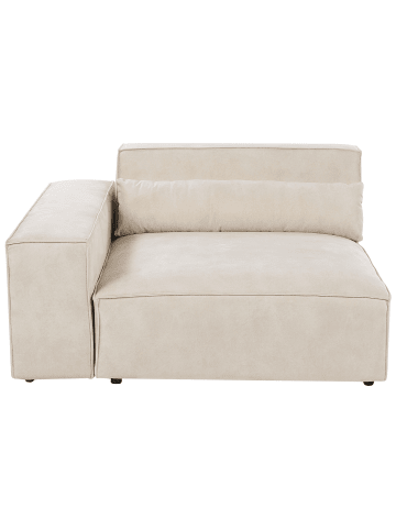 Beliani 2-tlg Sofaelement HELLNAR in Beige rechtsseitig
