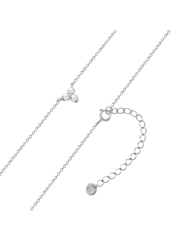 Glanzstücke München Kette aus Sterling Silber mit Zirkonia in silber