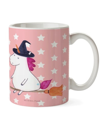 Mr. & Mrs. Panda Kinderbecher Einhorn Hexe ohne Spruch in Rot Pastell
