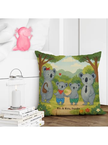 Mr. & Mrs. Panda Kopfkissen Koala Familie zwei Design ohne Spruch in Weiß