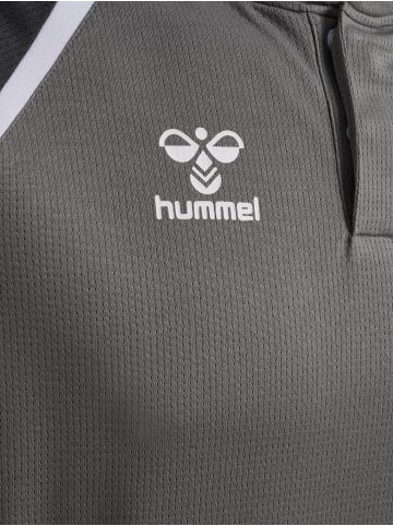 Hummel Druckknopf Polo Hmllead Herren in STEEL GRAY/ASPHALT