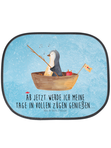 Mr. & Mrs. Panda Auto Fenster Sonnenschutz Pinguin Angelboot mit... in Eisblau