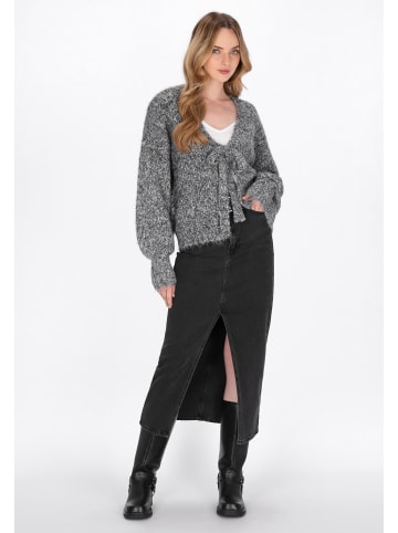 DreiMaster Women Cardigan in grey melange