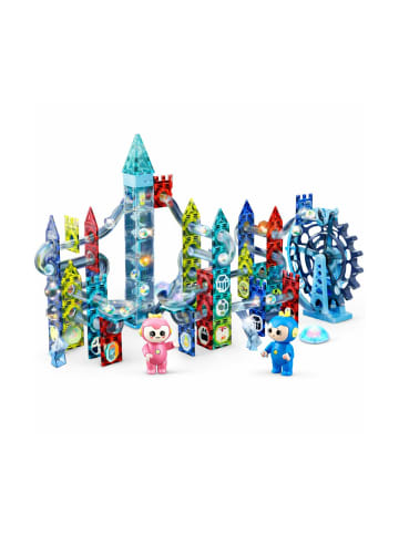 Wisam® Magnet Kugelbahn Mühlrad 118 Teile Bausteine Set