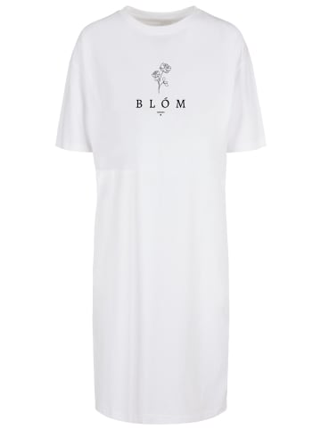 F4NT4STIC Oversize Kleid Blóm Rose in weiß
