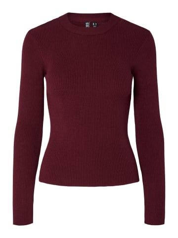 Pieces Strickpullover in Tawny Port1