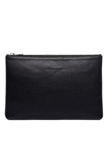 FEYNSINN Leder-Add On Kosmetiktasche echt Leder Kosmetiktasche groß schwarz NEA in schwarz