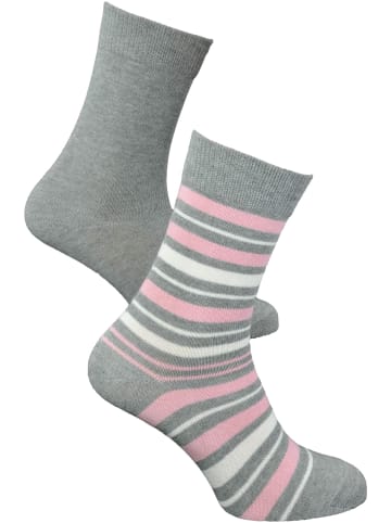 Carlo Colucci Kurzsocken Centonze in Grau Meliert