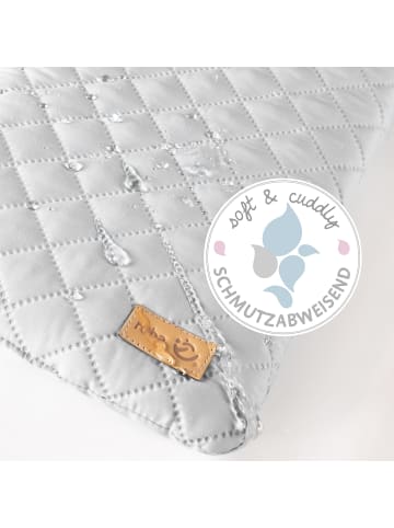 roba Laufgitter Set 75x100 cm 3-fach höhenverstellbar mit Einlage Style grau