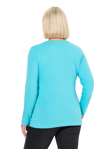 Ulla Popken Shirt in tiefes aqua