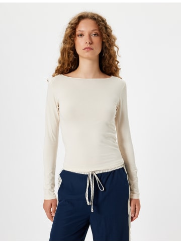KOTON T-shirt in Beige