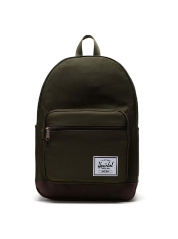 Herschel Pop Quiz - Rucksack 16" 44 cm (black/tan) in ivy green/chicory coffee
