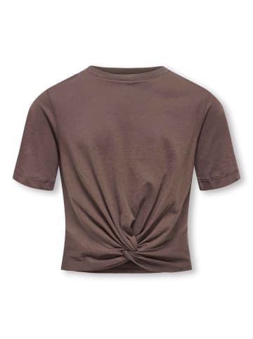 KIDS ONLY Knotentop Kurzarm Bio-Baumwolle T-Shirt in shopping bag