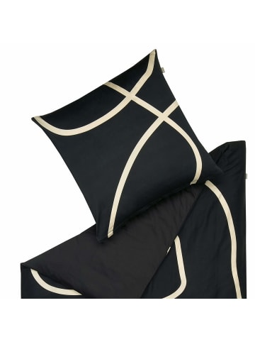 Musterring Satin Bettwäsche ARTSY in Schwarz