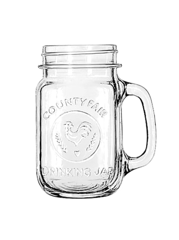 Libbey Drinking Jar -DRINKING JARS- 12er Set, Ø 9 cm, 488 ml, H: 13,5 cm, Glas