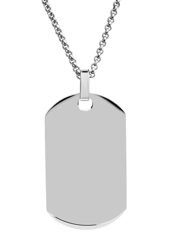 Adeliás Unisex Anhänger – Gravuranhänger aus Edelstahl in silber