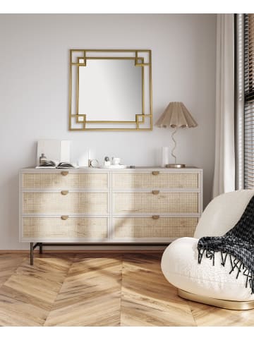 FineBuy Spiegel in Gold / Glas / 60x3x60