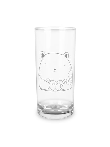 Mr. & Mrs. Panda Blümchentailglas Bär Gefühl ohne Spruch in Transparent
