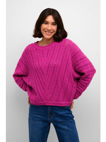 Kaffe Strickpullover KAjolie Loose fit in Festival Fuchsia