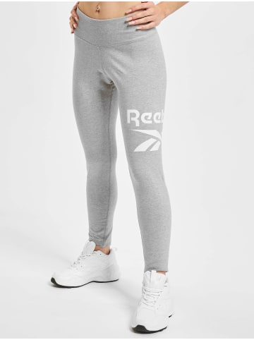 Reebok Legging in medium grey heather/white