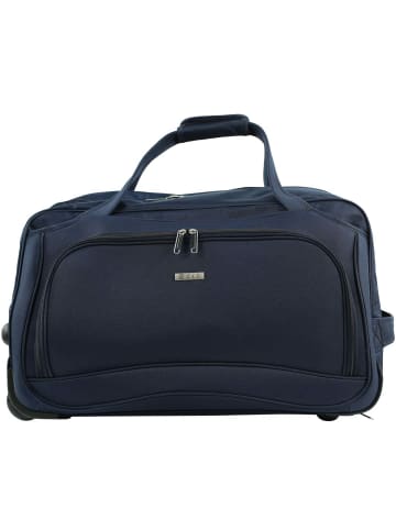 D&N Bags & More - 2-Rollenreisetasche 65 cm (schwarz) in schwarz