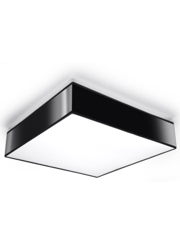 Nice Lamps Deckenleuchte MITRA 45 in Schwarz PVC (H)11cm (L)45cm (B)45cm