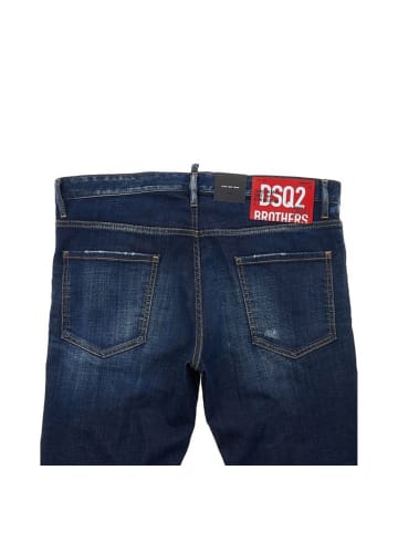 Dsquared² Blau Baumwolle Skinny Jeans