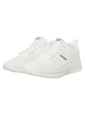 Jack and Jones JFWCROXLEY Knit Sneaker in Weiß