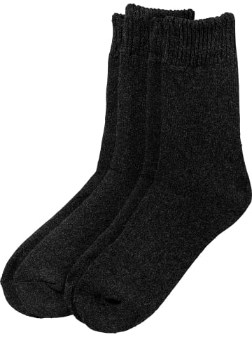 REDBEST Frottee, Thermo Thermo-Socken 2 Paar in anthrazit meliert