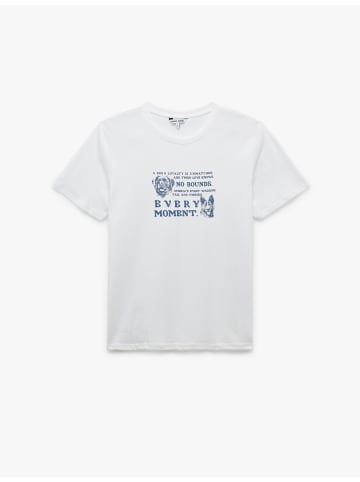 KOTON TSHIRT SS in Weiß