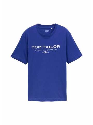 Tom Tailor Rundhals T-Shirt für Herren in blau