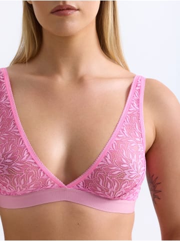 Erlich Textil  Erlich Textil Spitzen BH ICONIC LACE PLUNGE BH in bubblegum