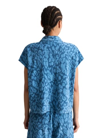 Marc O'Polo DENIM DfC Frottee-Poloshirt relaxed in Medium Blue