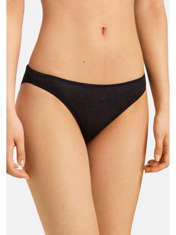 Hanro Mini Slip Ultralight in Schwarz / beige