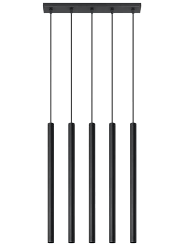 Licht-Erlebnisse Pendelleuchte EEK E (B)2.5 x (L)45 x (T)100 cm in Schwarz
